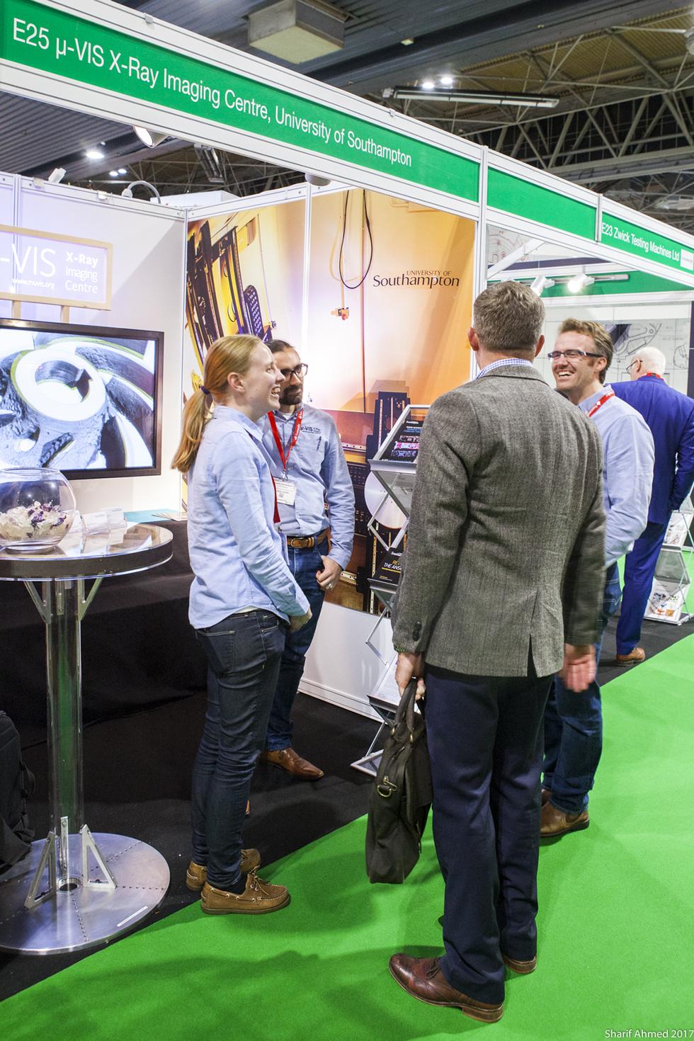 μ-VIS team in action at Advanced Engineering UK 2017