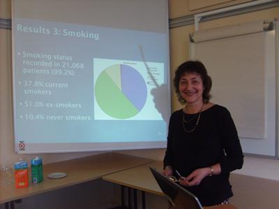 Dr Lynn Josephs presenting