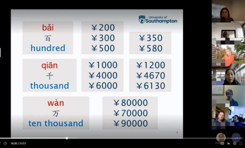 English teachers learning Chinese 