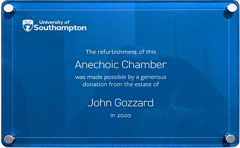 John Gozzard refurbishment sign