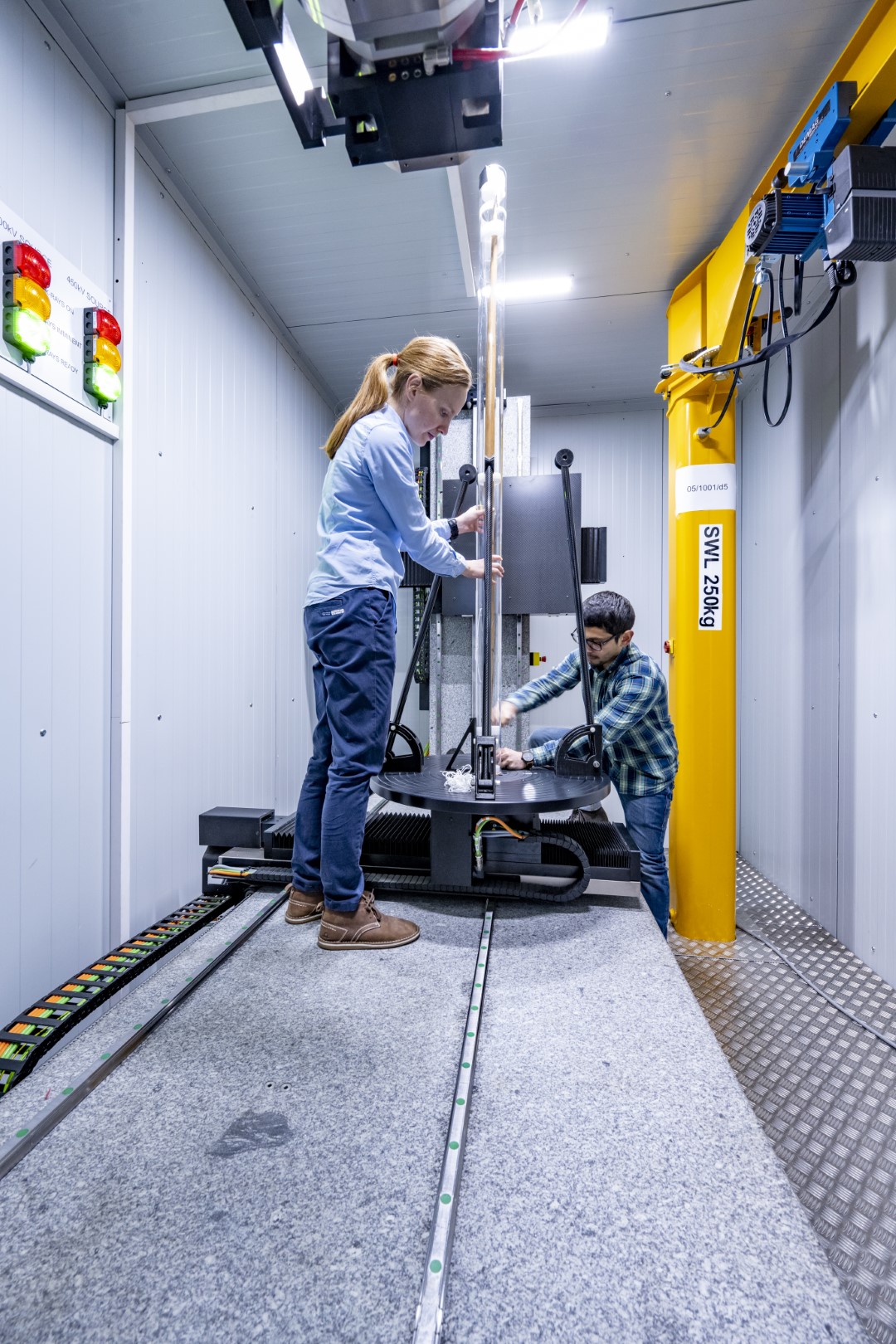 d5 detector assembly on the granite manipulator