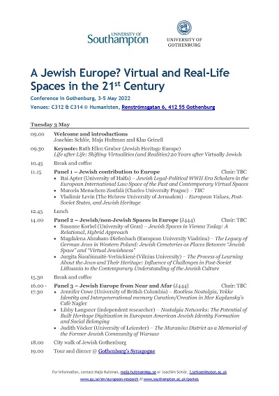 Conference Schedual 1