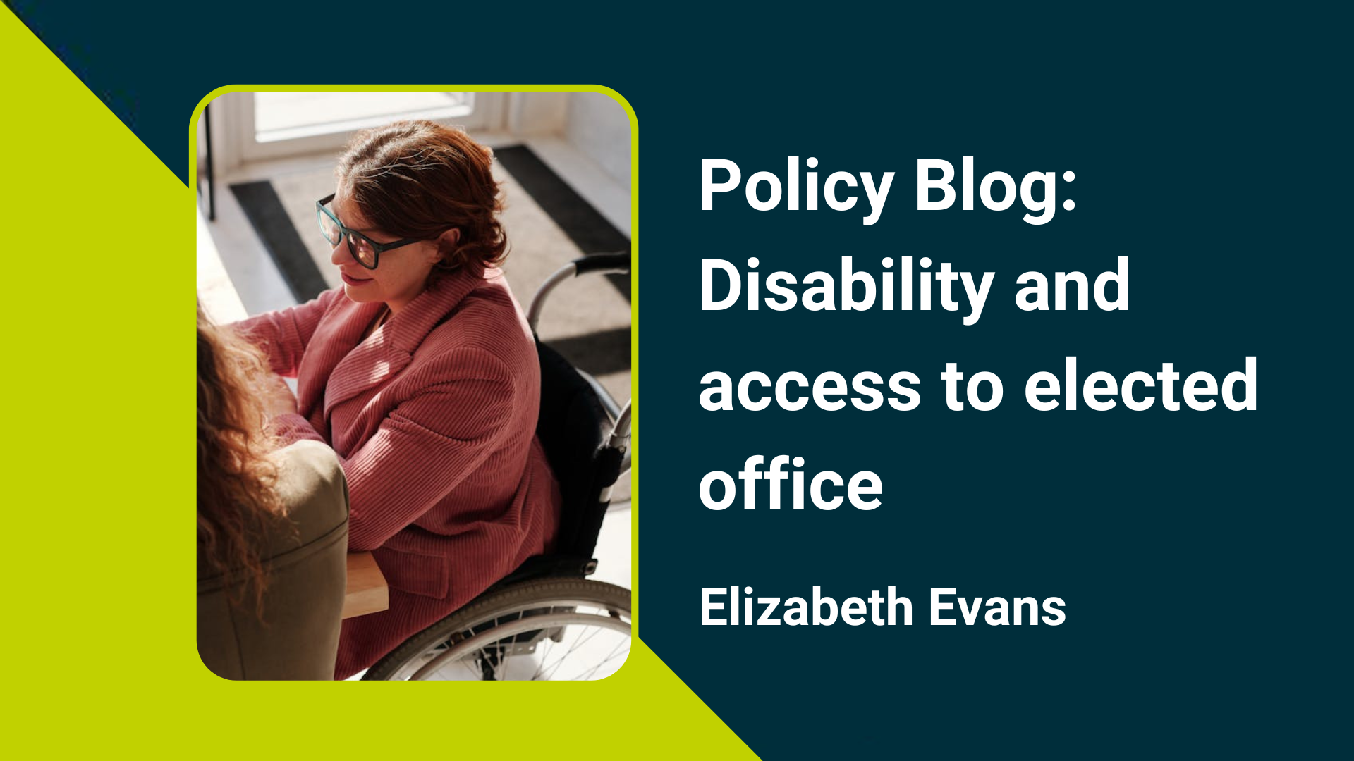 Disability and access to elected office