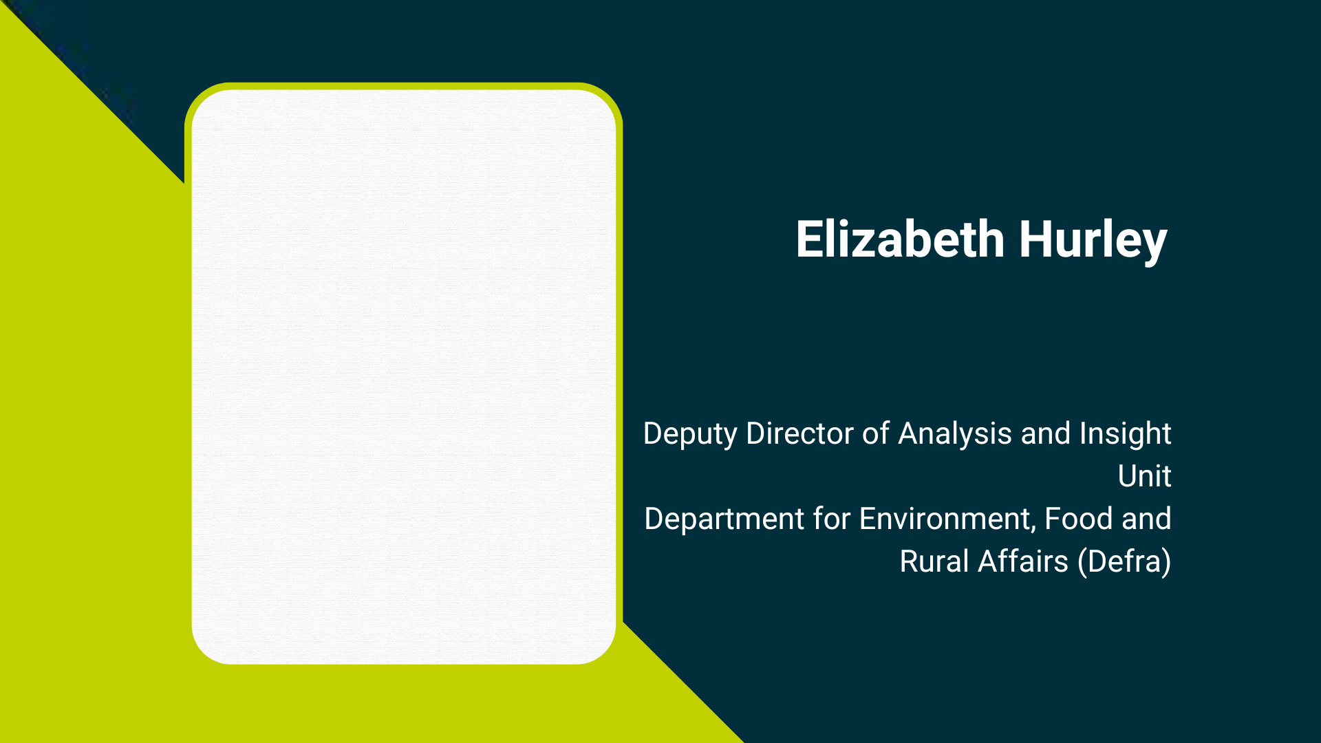 CSaP Fellow Elizabeth Hurley