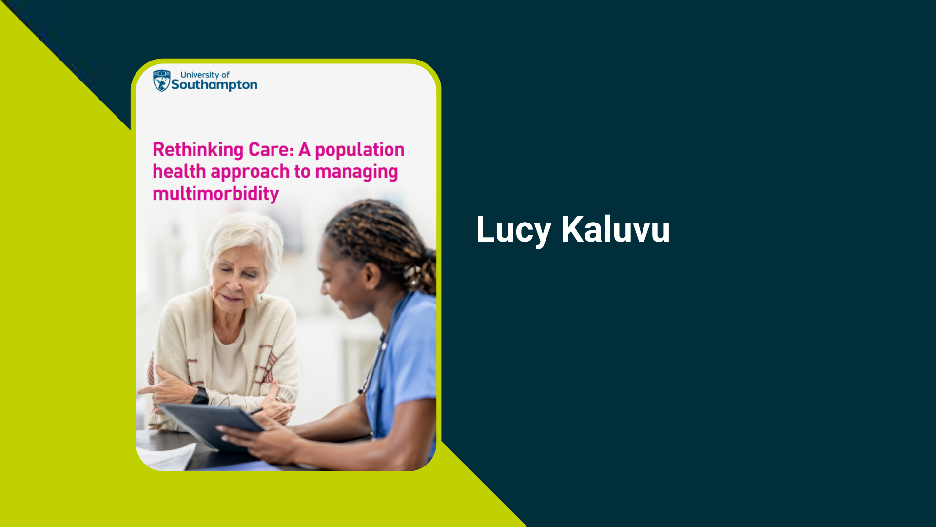 Managing Multimorbidity