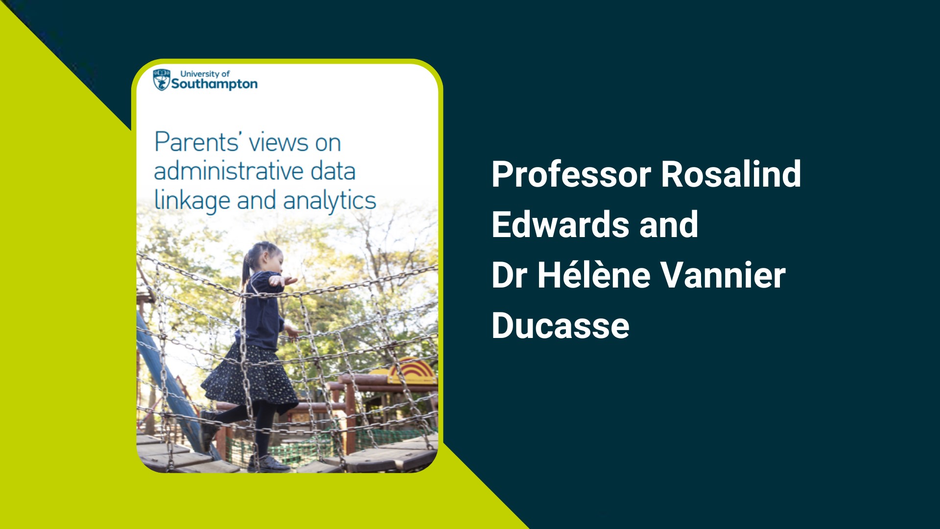 Parents' views on administrative data linkage and analytics