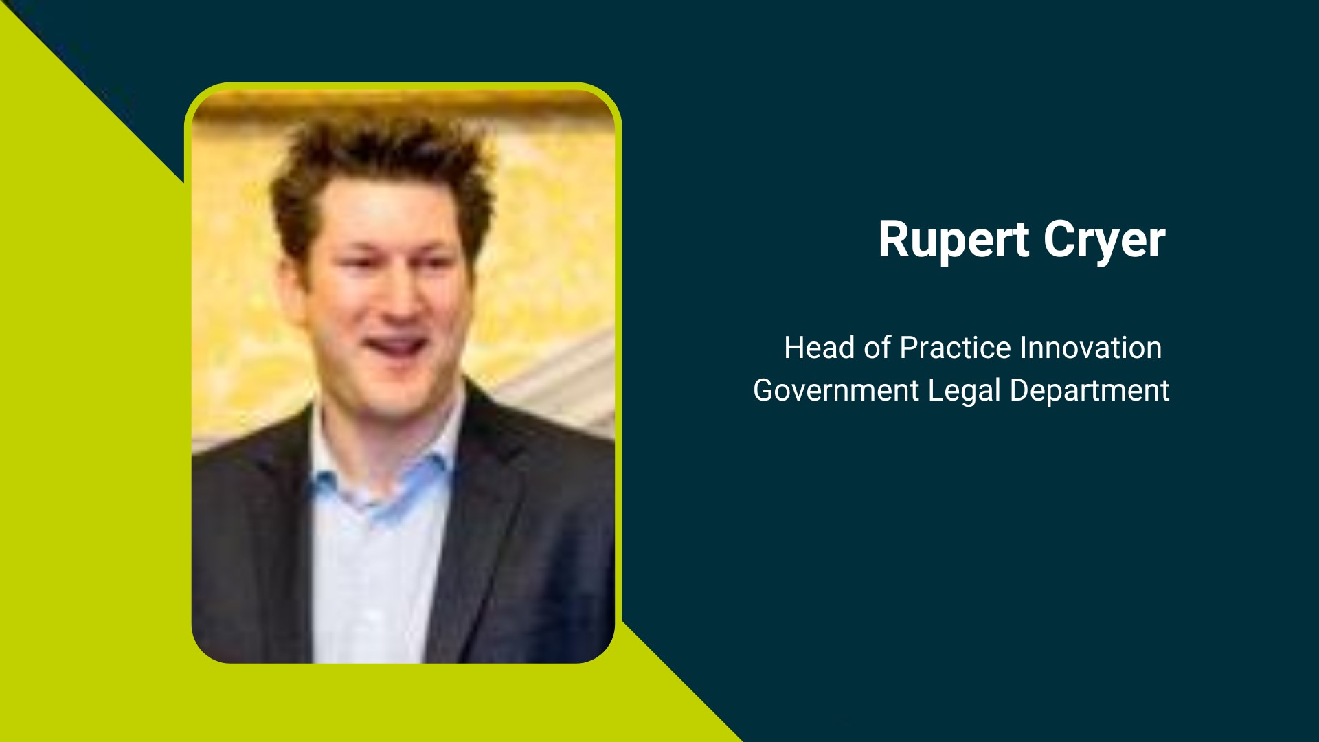 CSaP Fellow Rupert Cryer