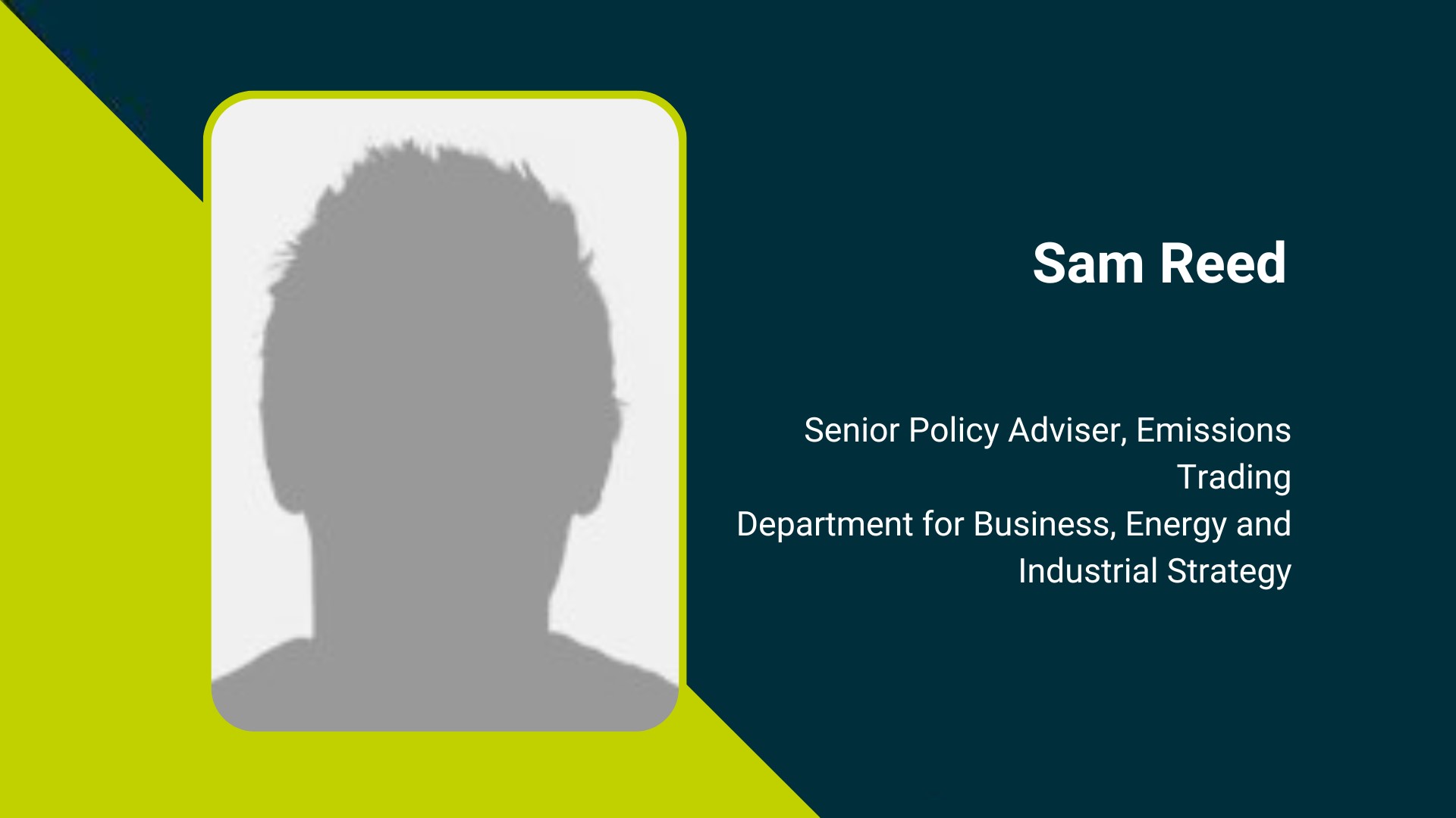 CSaP Fellow Sam Reed