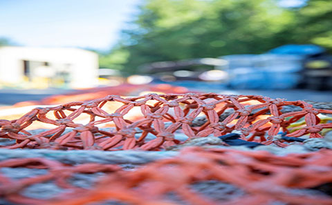 Large mesh plastic food bag