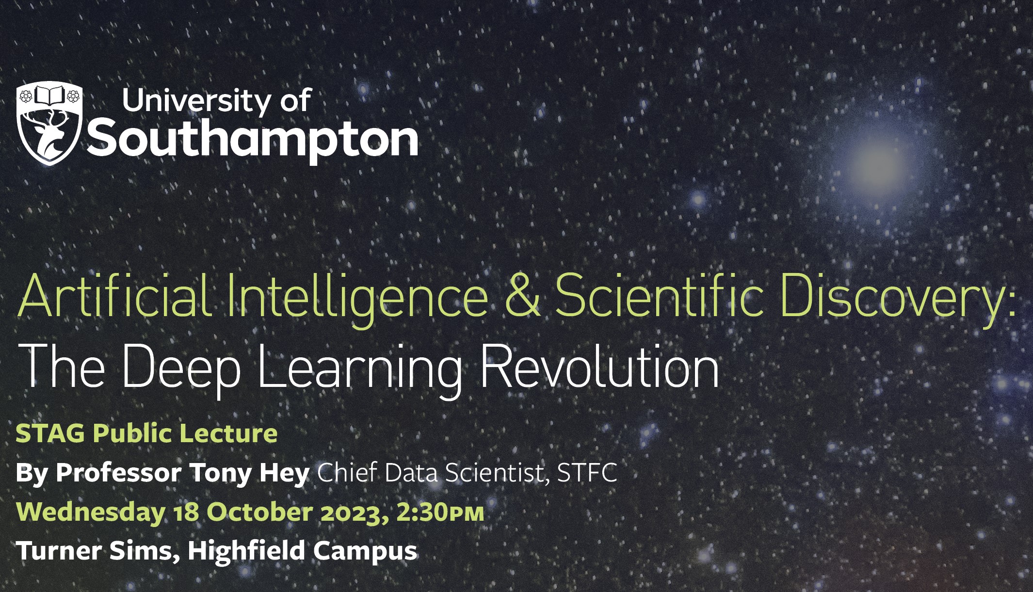 STAG Lecture Prof Tony Hey