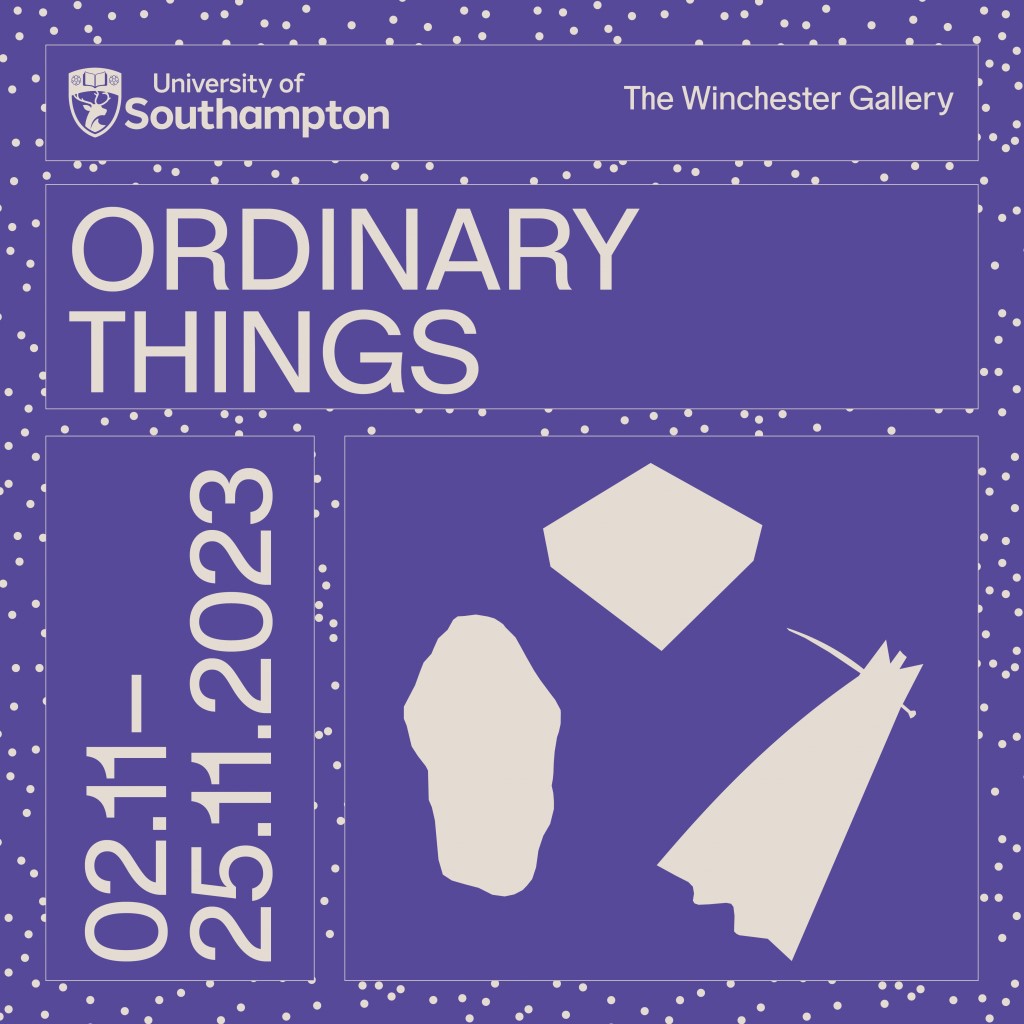 purple stamp type flyer