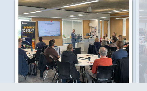 Picture of speaker at DWP event