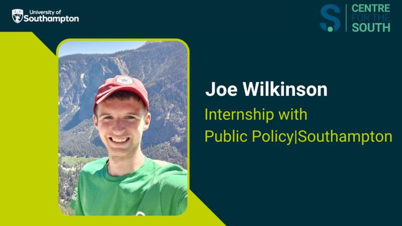 Joe Wilkinson Internship graphic