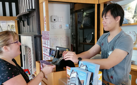 Part time job and volunteering