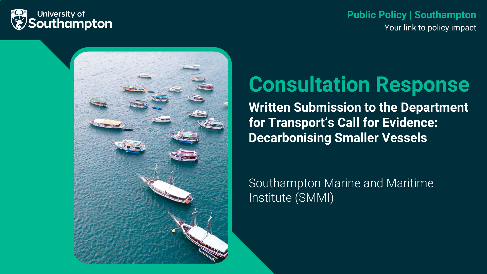 Decarbonising smaller vessels