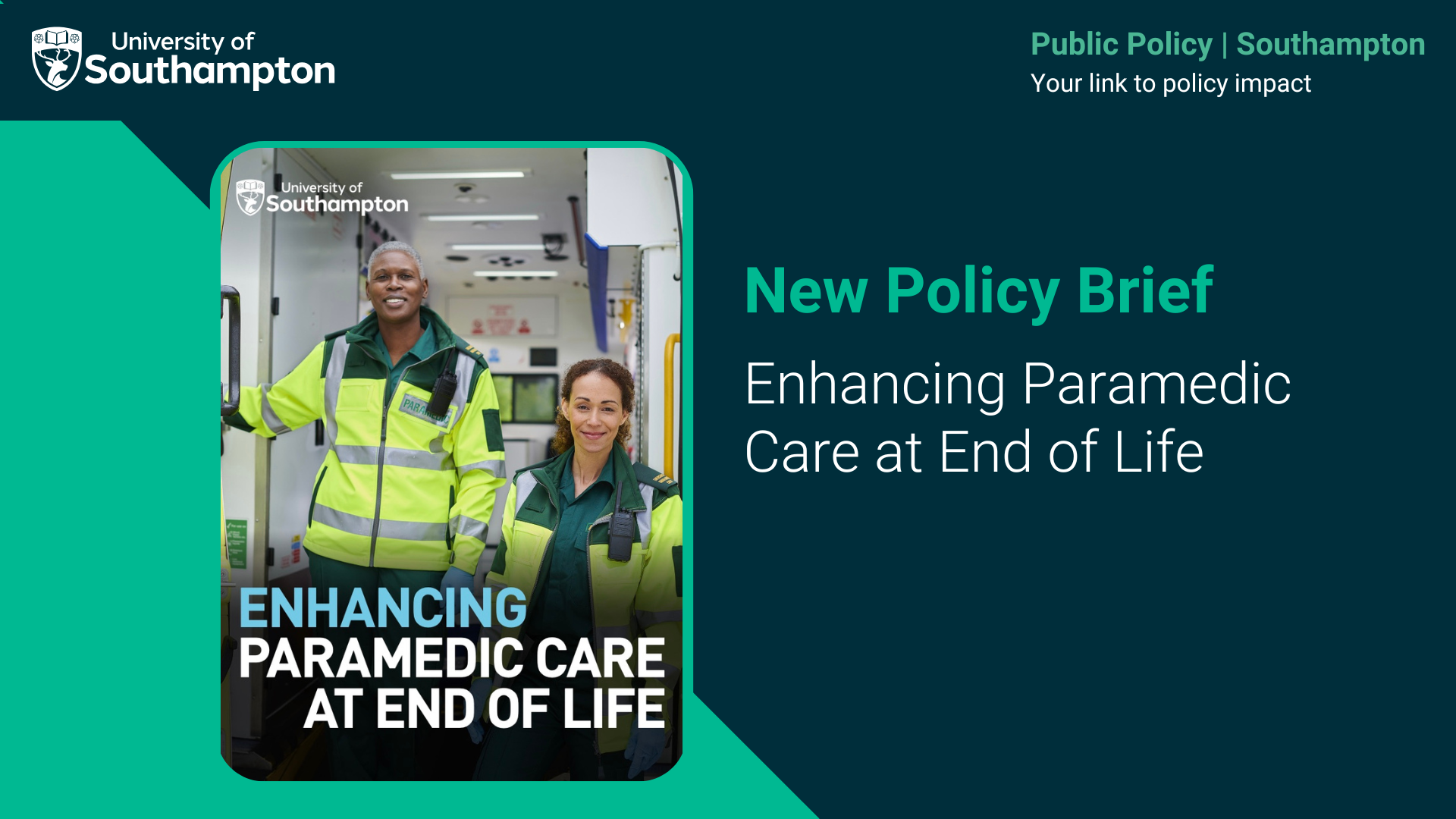 Enhancing paramedic care at end of life images