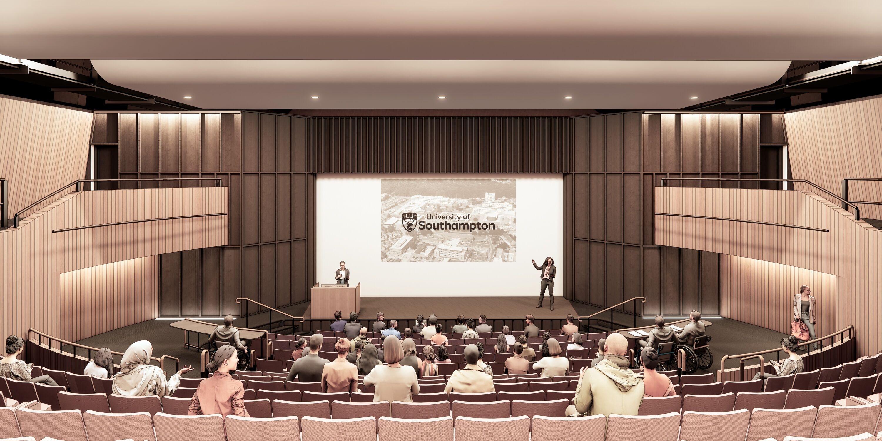 Artist’s impression of the proposed lecture theatre.