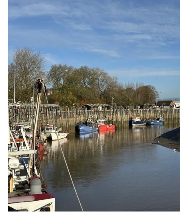Small boats at mooring