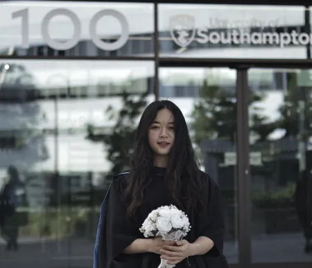 MA TESOL student Sumin