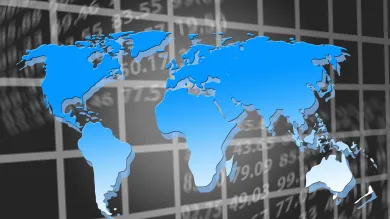 World stock market stock illustration
