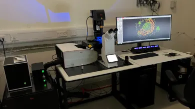 Confocal equipment