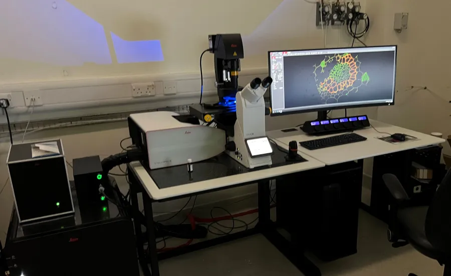 Confocal equipment