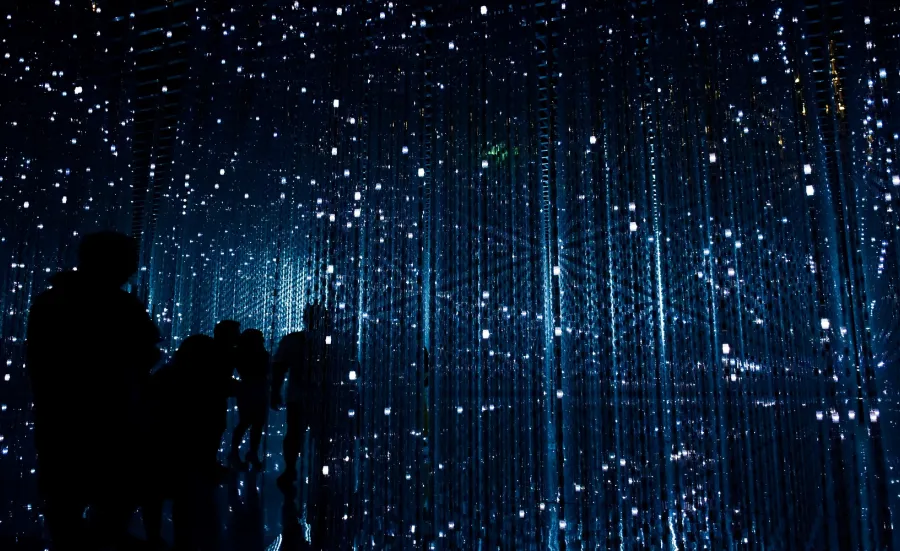 An abstract futurist image