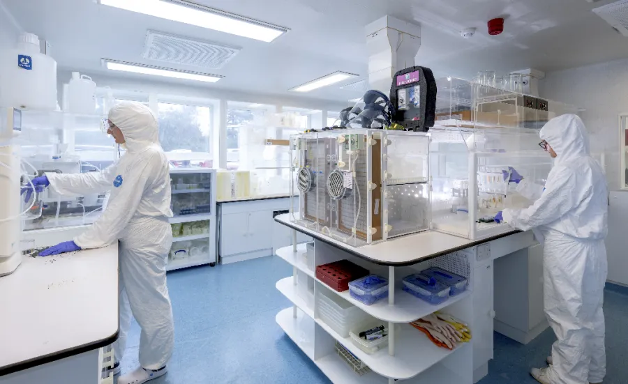 Sample purification in our clean labs