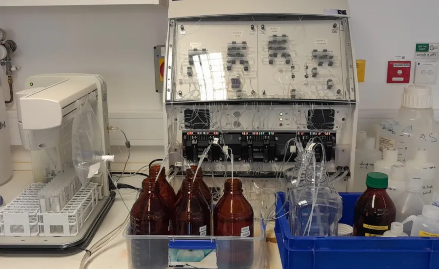 QuAAtro Auto-Analyser for Dissolved Inorganic Nutrient Analyses.