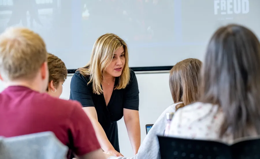 Students in a modern languages lecture