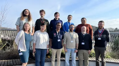 A group photo of the Genetics of inflamatory bowel disease team