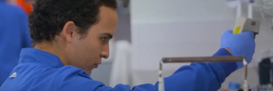 David conducts and experiment