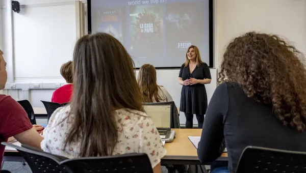 Modern Language students learn popular culture