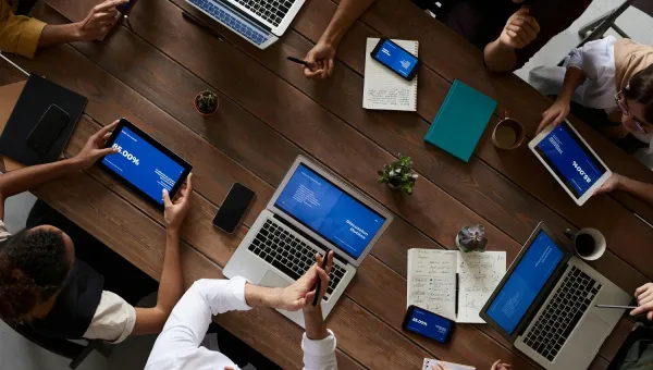 People Having Business Meeting Together