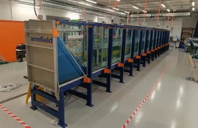 Armfield wave tank with S60 wavemaker in Large indoor flume