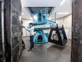 Centrifuge at the National Infrastructure Laboratory.