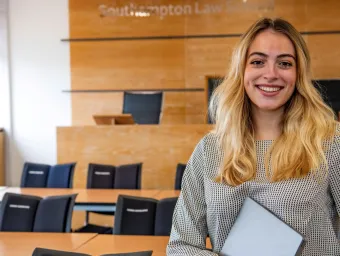 Caroline Jackson, a student in the University's School of Law