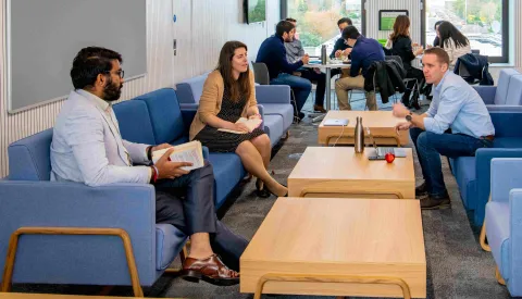 B100 suite at the Southampton Business School