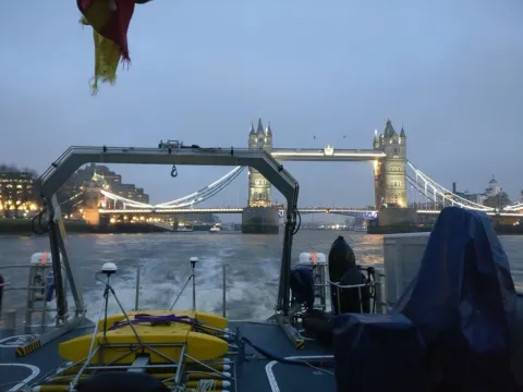 3D Chirp post-deployment on the River Thames