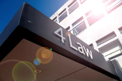 image of Law (number 4) building entrance