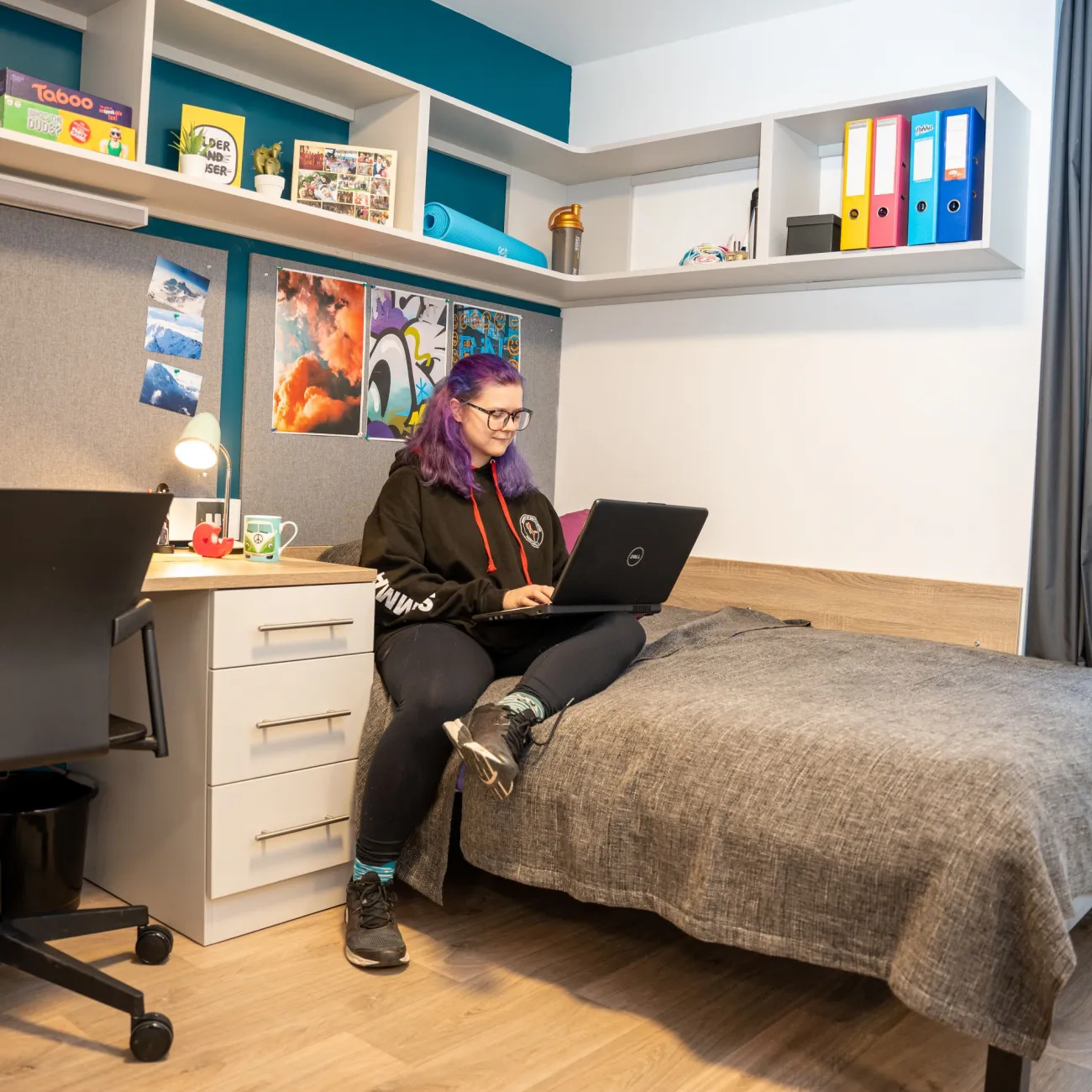 Student accommodation bedroom