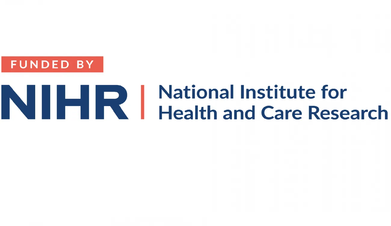Logo with the text Funded by National Institute for Health and Care Research