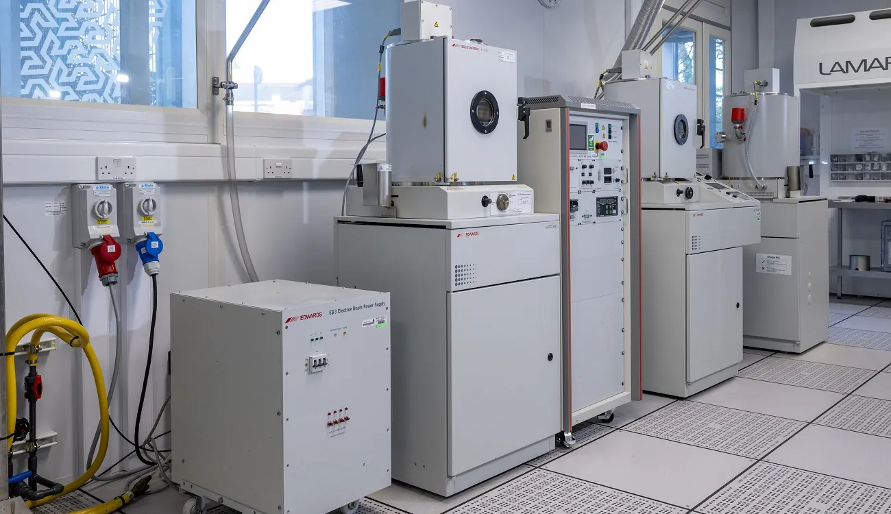 Edwards electron beam evaporator for Cu deposition