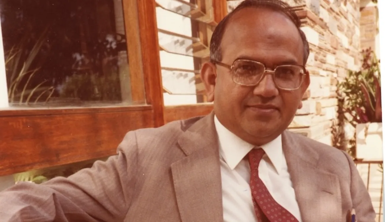 Portrait of Ramniklal Solanki