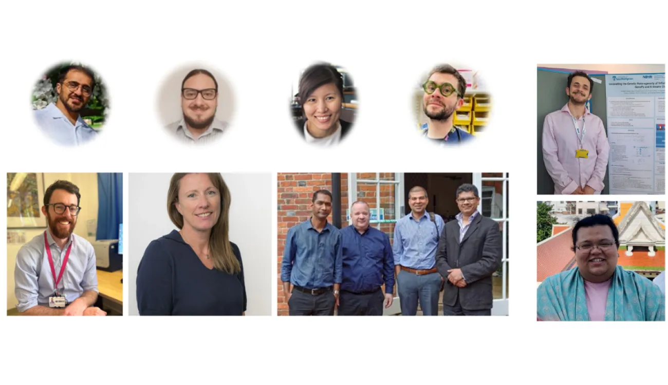 A collage of the GIBD teams profile images