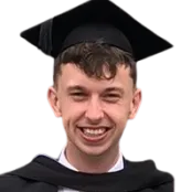 Cutout head and shoulders of MSc student Michal Samon 