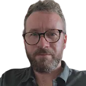 Head and shoulders cutout of Professor Larry Lynch