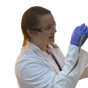 Cutout head and shoulders of PhD student Daisy Bown