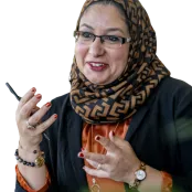 Dr Shahnaz Ibrahim has open, engaging body language