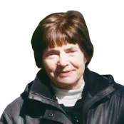 Cut out image of Freda Stevenson